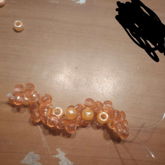 a worm looking kandi experiment